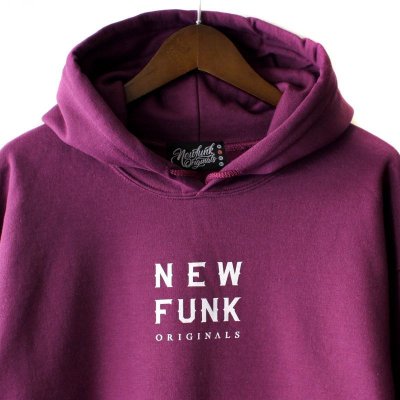 画像1: 【NEWFUNK】LOGO HOODIE (Violet)