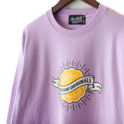 画像1: 【NEWFUNK】Freshman LONG SLEEVE SHIRT (Light Purple)