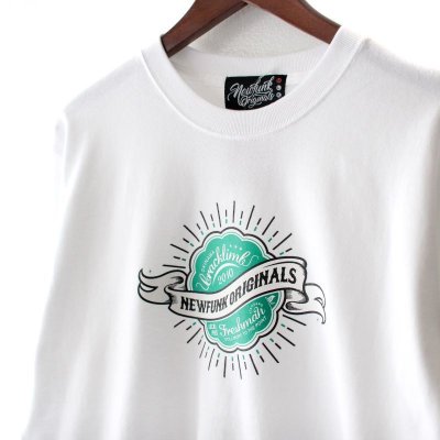 画像1: 【NEWFUNK】Freshman LONG SLEEVE SHIRT (WHITE)