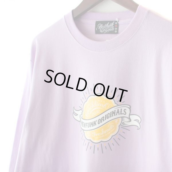 画像3: 【NEWFUNK】Freshman LONG SLEEVE SHIRT (Light Purple) (3)