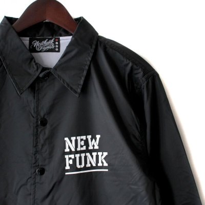 画像1: 【NEWFUNK】DOM NILON COACH JACKET (BLACK)