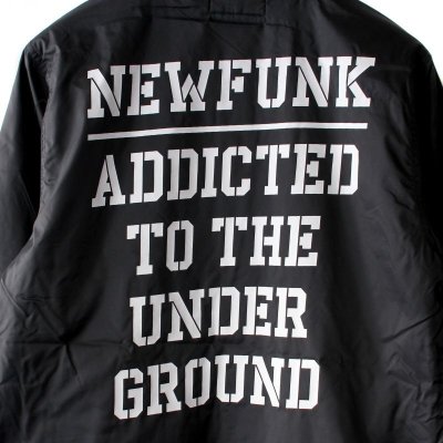 画像2: 【NEWFUNK】DOM NILON COACH JACKET (BLACK)