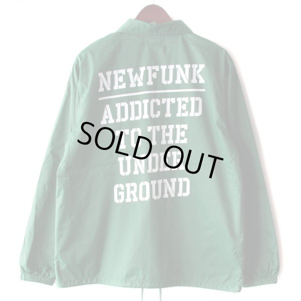 画像1: 【NEWFUNK】DOM NILON COACH JACKET (IV-GREEN) (1)