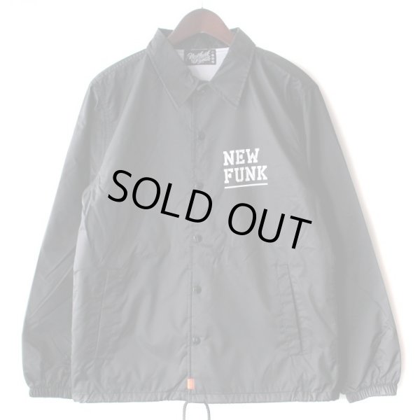画像2: 【NEWFUNK】DOM NILON COACH JACKET (BLACK) (2)