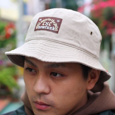 画像2: 【NEWFUNK】BRWN BUCKET HAT (BEIGE)