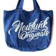 画像2: 【NEWFUNK】DENIM TOTE BAG (Indigo) (2)