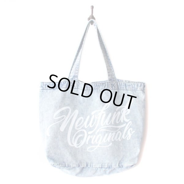画像1: 【NEWFUNK】DENIM TOTE BAG (Wash) (1)