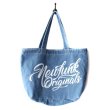 画像1: 【NEWFUNK】DENIM TOTE BAG (LIGHT BULE) (1)