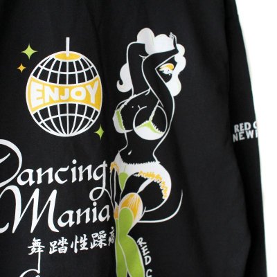 画像1: 【NEWFUNK】Dancing Mania LONG SLEEVE SHIRT (BLACK) 