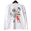 画像1: 【NEWFUNK】Dancing Mania LONG SLEEVE SHIRT (WHITE)  (1)