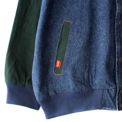 画像3: 【NEWFUNK】DENIM RANGER JACKET (GREEN)