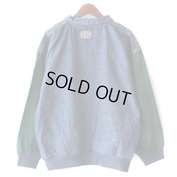 画像2: 【NEWFUNK】DENIM RANGER JACKET (GREEN) (2)