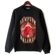 画像1: 【NEWFUNK】EXIT CREW NECK (BLACK) (1)