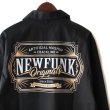 画像4: 【NEWFUNK】AMKZTAG OPEN COLLAR LONG SLEEVE SHIRT (Black) (4)