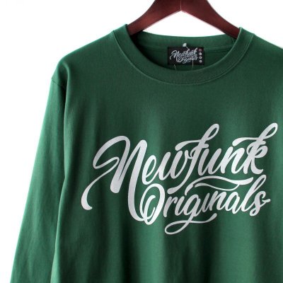 画像1: 【NEWFUNK】NFO LONG SLEEVE SHIRT (IVY GREEN)