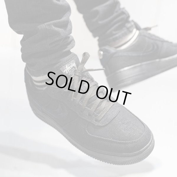 画像10: NIKE AIR FORCE 1 × Stüssy "Triple Black" (10)
