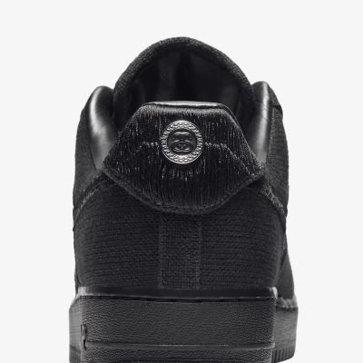 画像2: NIKE AIR FORCE 1 × Stüssy "Triple Black"