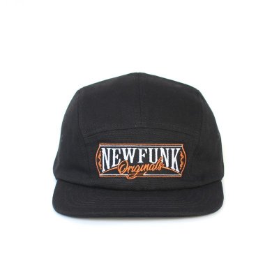 画像1: 【NEWFUNK】AMKZ 5 PANEL CAP (BLACK)