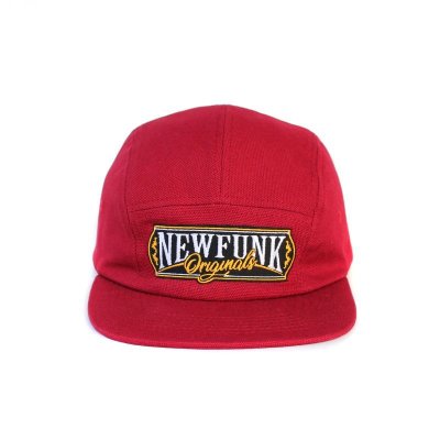 画像1: 【NEWFUNK】AMKZ 5 PANEL CAP (RED)