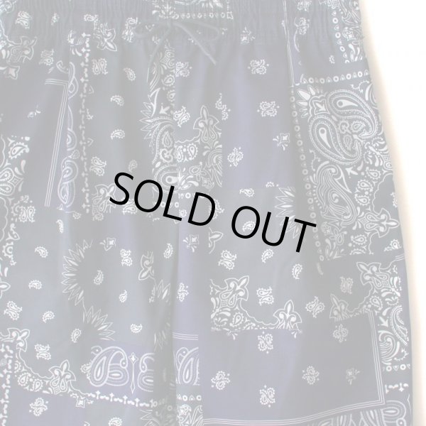 画像3: 【NEWFUNK】Paisley Easy Pants (Navy) (3)