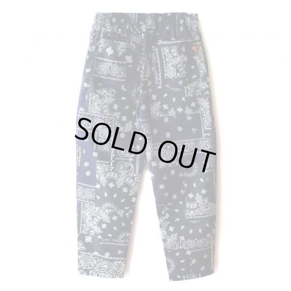 画像2: 【NEWFUNK】Paisley Easy Pants (Navy) (2)