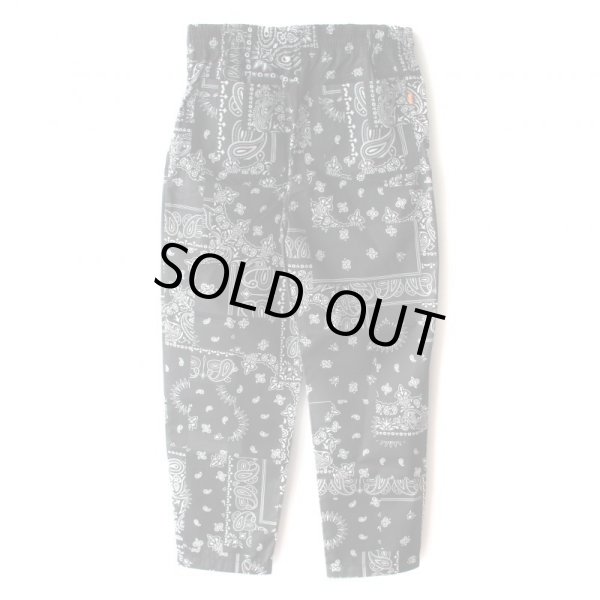 画像2: 【NEWFUNK】Paisley Easy Pants (Black) (2)