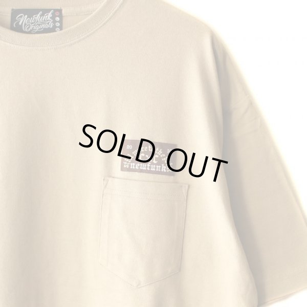 画像3: 【NEWFUNK】BRWN BIG SILHOUETTE TEE (Sand Khaki) (3)