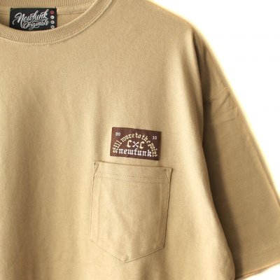 画像1: 【NEWFUNK】BRWN BIG SILHOUETTE TEE (Sand Khaki)