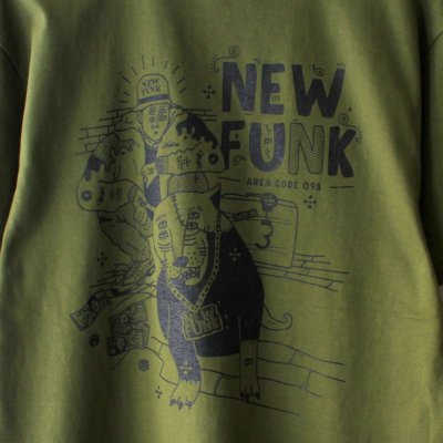 画像2: 【NEWFUNK】SIBA "COOL J" TEE (Ct.Green)