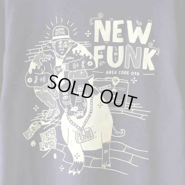 画像4: 【NEWFUNK】SIBA "COOL J" TEE (Navy) (4)
