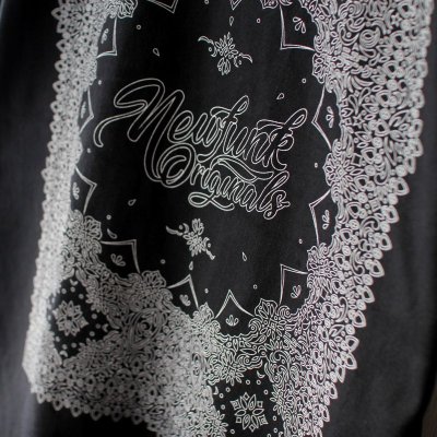 画像3: 【NEWFUNK】BLANK PAISLEY TEE (Black)