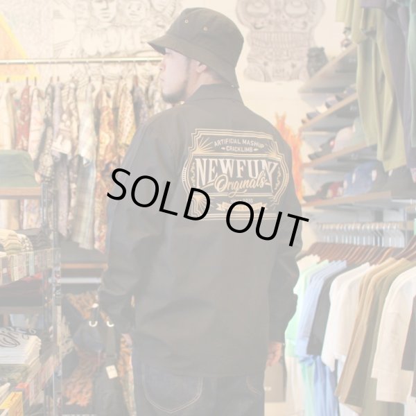 画像7: 【NEWFUNK】AMKZTAG OPEN COLLAR LONG SLEEVE SHIRT (Black) (7)