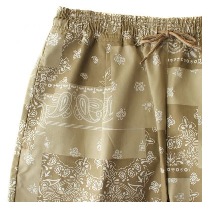 画像1: 【NEWFUNK】Easy Short (Beige Paisley) 