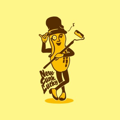 画像3: 【NEWFUNK】Lucky Peanut TEE (Light Yellow)