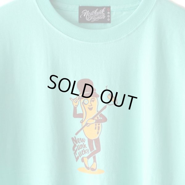 画像2: 【NEWFUNK】Lucky Peanut TEE (Mint) (2)