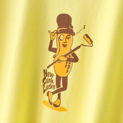 画像2: 【NEWFUNK】Lucky Peanut TEE (Light Yellow)