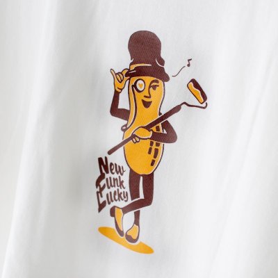 画像2: 【NEWFUNK】Lucky Peanut TEE (White)