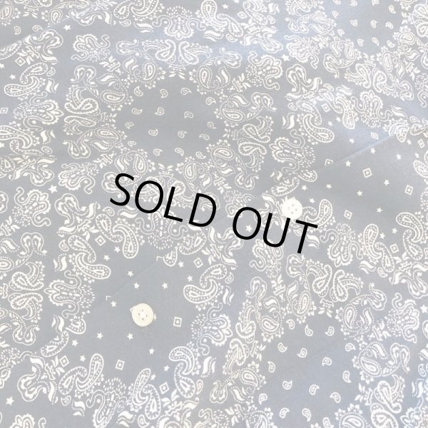 画像3: Pattern Shirt / Navy Paisley / size: XL (3)