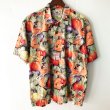 画像1: Pattern Shirt / Orange Fruit / size: L (1)
