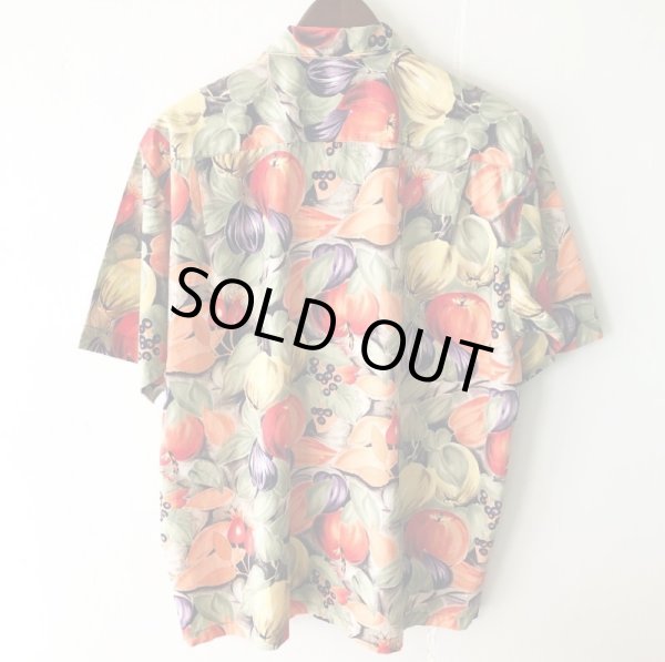 画像2: Pattern Shirt / Orange Fruit / size: L (2)