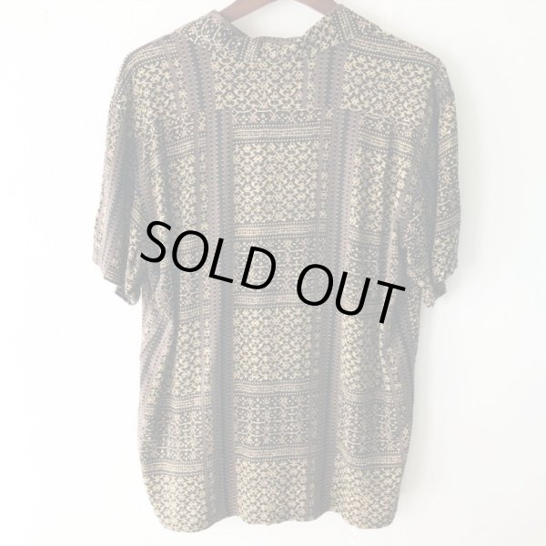 画像2: Pattern Shirt / Brown Brbr / size: L (2)