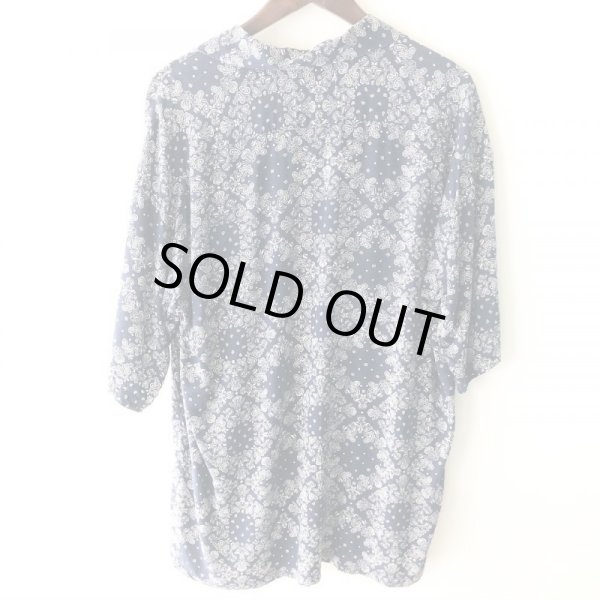 画像2: Pattern Shirt / Navy Paisley / size: XL (2)