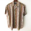 画像2: Pattern Shirt / Flower / size: L (2)