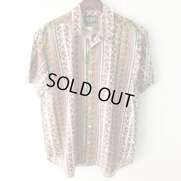 画像2: Pattern Shirt / Flower / size: L (2)