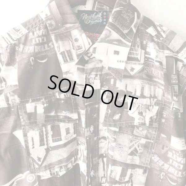 画像3: Pattern Shirt / Gray American / size: L (3)