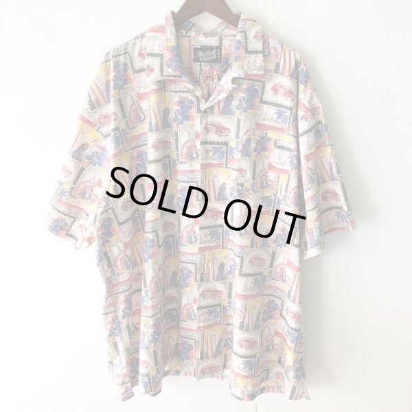 画像1: Pattern Shirt / Surf / size: 2XL (1)