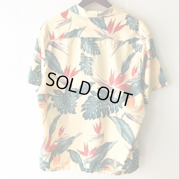 画像2: Pattern Shirt / Yellow Leaf / size: L (2)