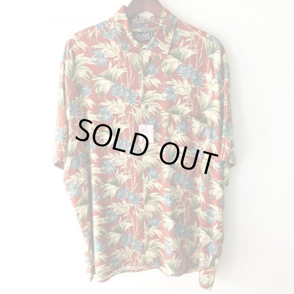 画像1: Pattern Shirt / Red Take / size: XL (1)