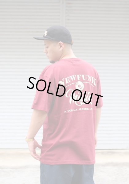 画像6: 【NEWFUNK】Music All Day TEE (Wine) (6)