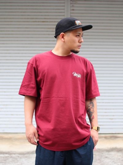 画像1: 【NEWFUNK】Music All Day TEE (Wine)